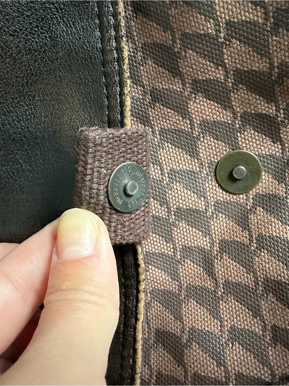 Vintage 2006 Paul Frank Julius Monogram Houndstooth Messenger Bag - AS-IS